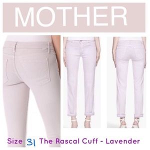 NWT Mother Lavender The Looker Crop Jeans Size 31